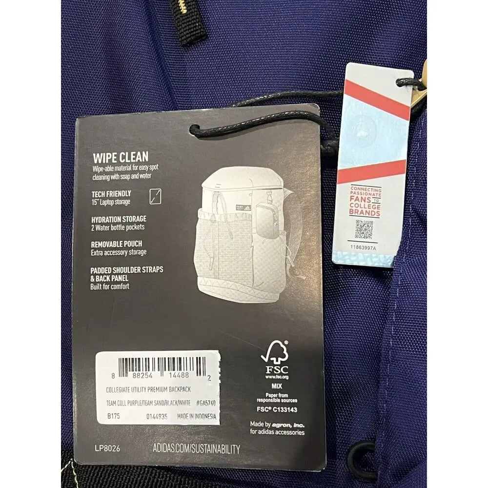 adidas **white sticker